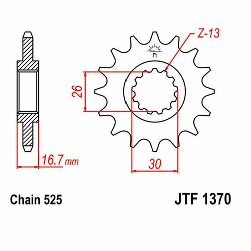 Sprocket z15 525 - z15,
