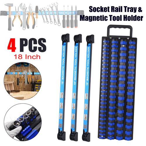 4pcs socket rail tray - 4pcs, magnetic