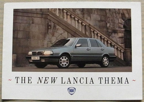 Lancia thema car sales leaflet - lancia,