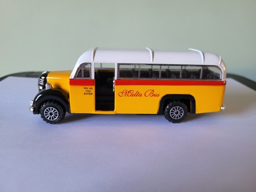 Classic diecast malta bus - a, bus"