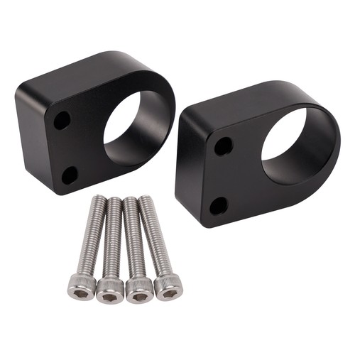 Aluminum handlebar risers 25mm - aluminum,
