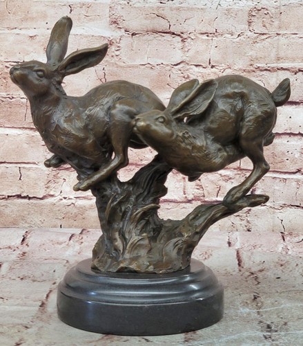 Art deco hares rabbit - art,