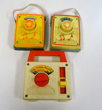 3 X FISHER PRICE VINTAGE WIND