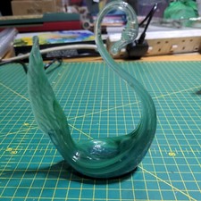 Vintage Art Glass Swan
