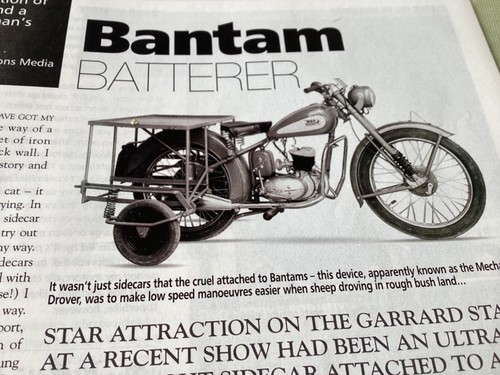 Bsa bantam garrard sidecar - bsa,