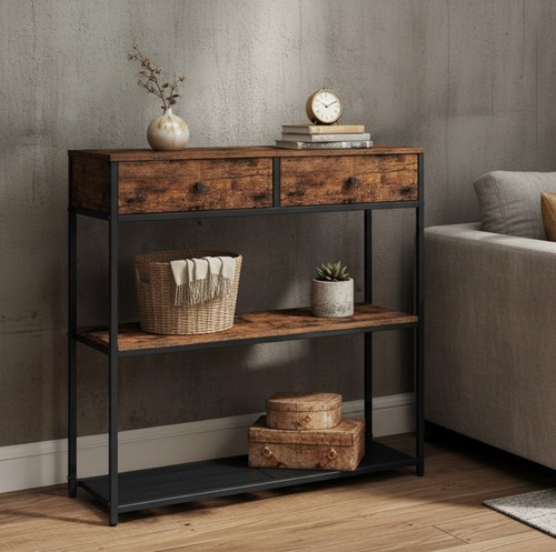 Vintage industrial console - industrial,