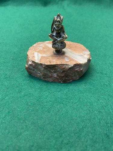 Cornish pixie mounted brass - cornish,