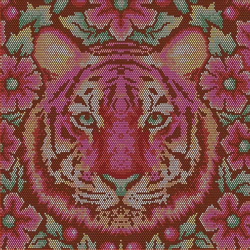 Tula pink fabric - pink,