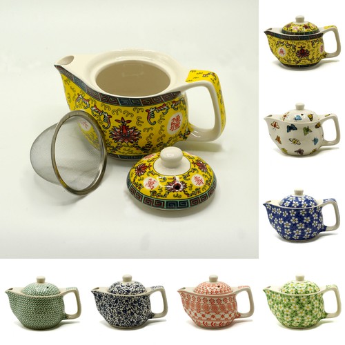 Teapot small ceramic herbal - small,