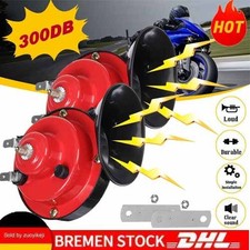 2pcs 24v Super Snail Air Horn 300DB For Train Truck Car Boat Motorcycle 24V