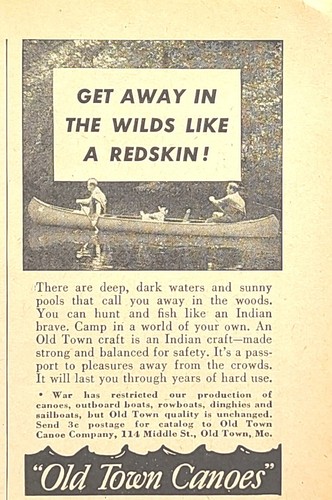 Old town canoes - maine, war
