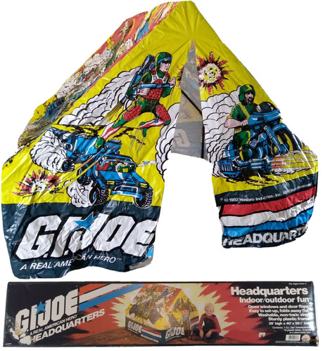 1982 joe headquarters tent - gi,