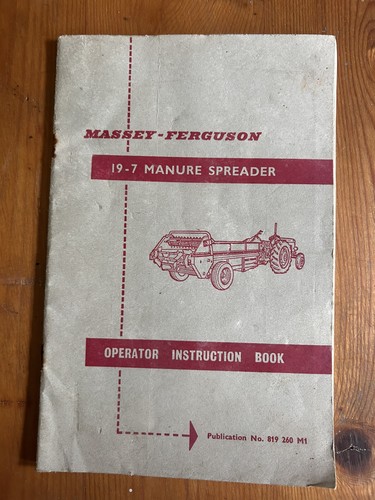 Massey ferguson 7 - ferguson, manure