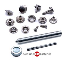 Stainless steel press snap