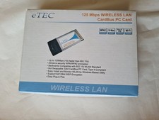 eTEC WIRELESS PCMCIA CARD