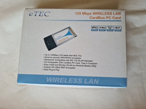 Etec wireless pcmcia - wireless, card