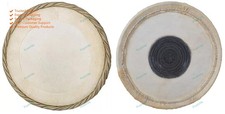 Professional Quality Dholak Dholki Goatskin Bayan Drum Gajra Bass & Trable Head