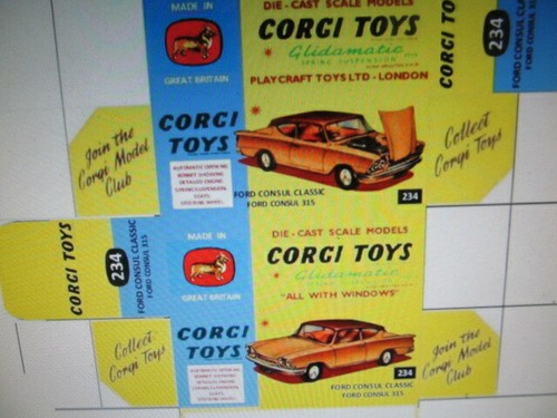 Reproduction corgi ford - corgi, consul