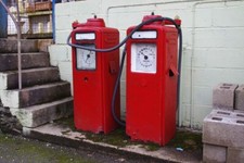 Photo Petrol Pump - Two old
