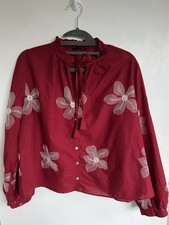 Zara Women's Long Sleeve Red