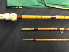 Rare Vintage B James Avon Perfection 11ft 3" cane/split cane rod