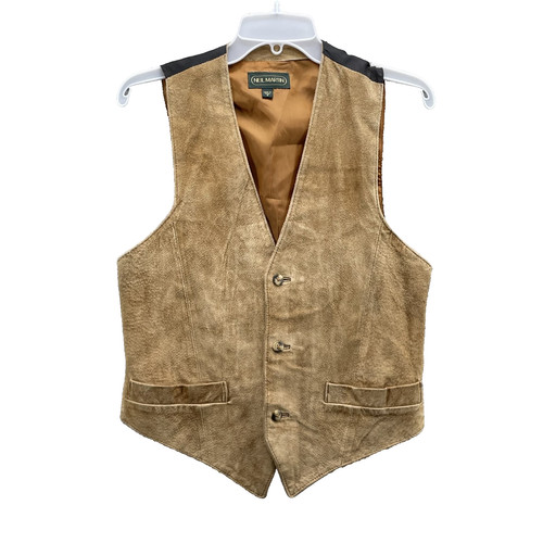 Neil martin suede leather - leather, vest