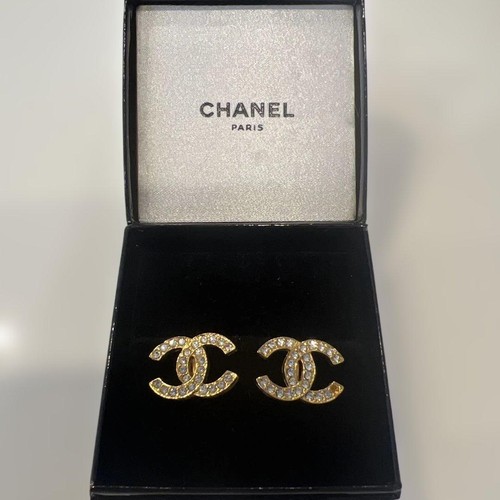 Chanel earrings logo - chanel,