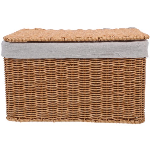 Decorative box with lid wicker - with,