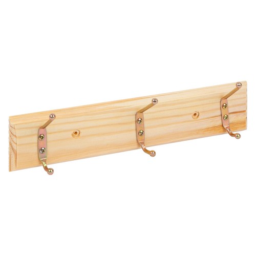 Wooden wall mounted coat rack - wall-mounted,