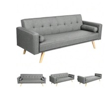3 Seater Fabirc Sofa Bed Click