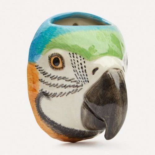 Macaw parrot wall vase - parrot, by
