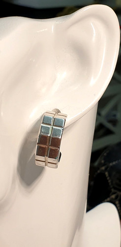 925 silver hoop earrings