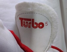 BAUER TURBO Inner Socks - RED -  Sz 5 - Super Rare - Coke Cola - Vintage