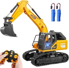 JOYIN Remote Control Excavator RC Digger Tractor Toys for Boys, 2.4Ghz RC... 