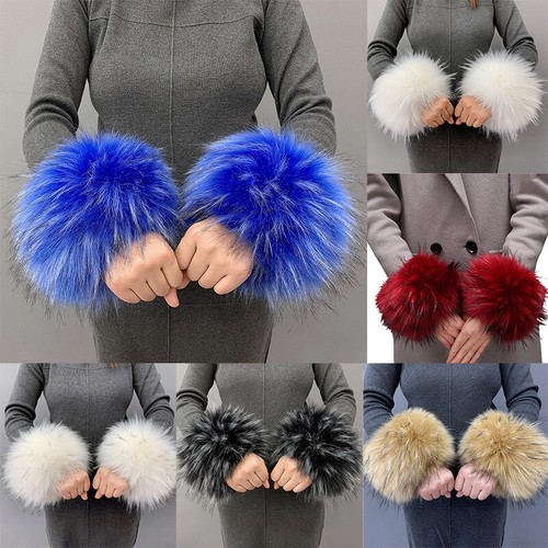Faux fox fur - fur, wristband