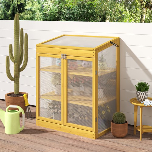 Mini wooden greenhouse tier - wooden,