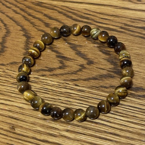 6mm natural yellow tiger eye - 6mm,