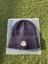 Moncler Navy Blue Ribbed Wool