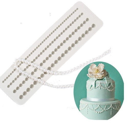 Beads pearls silicone - silicone, fondant