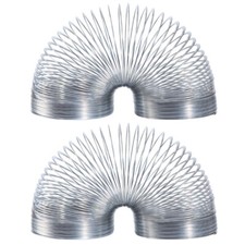 2 x Magic Springy Slinky Metal