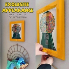 2025 NEW Handy Candy Dispenser Picture Frame,Gumball Machine in Frame for Candy