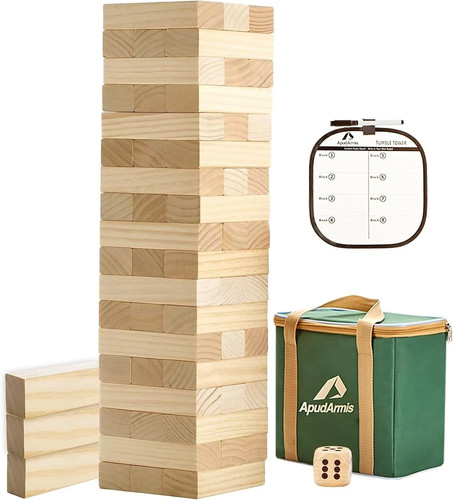 Pcs wooden tumble - 54,