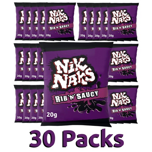 Nik naks packs rib saucy - packs,