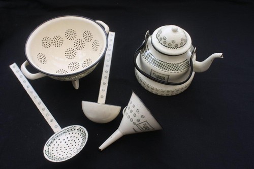 Vintage french enamel - ,