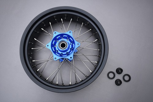 Blue supermoto spoked - rim, /
