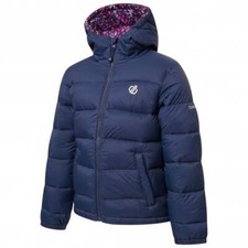 Dare2b Bravo Kids Girls School Hooded Quilted Puffer Puffa Jacket RRP £70