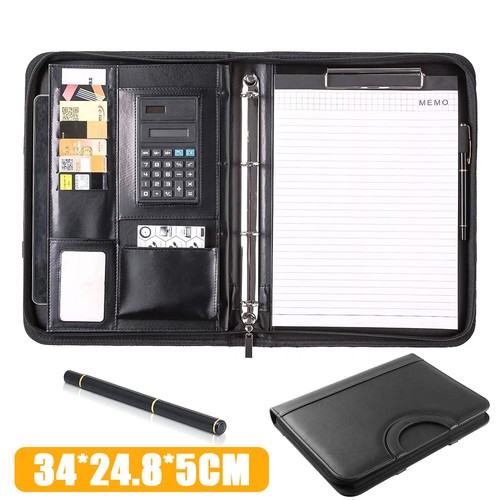 Black business leather - black,