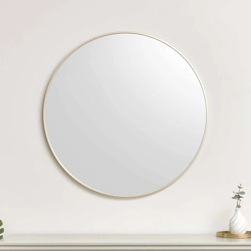 Large round champagne gold - large,