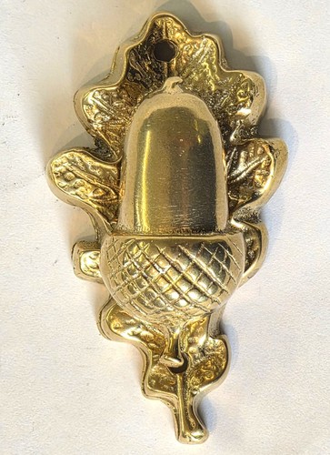 Small cast brass door knocker