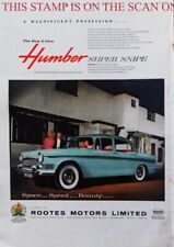 Humber 'SUPER SNIPE' Saloon Motor Car ADVERT : Original 1960 Print Ad E15/G